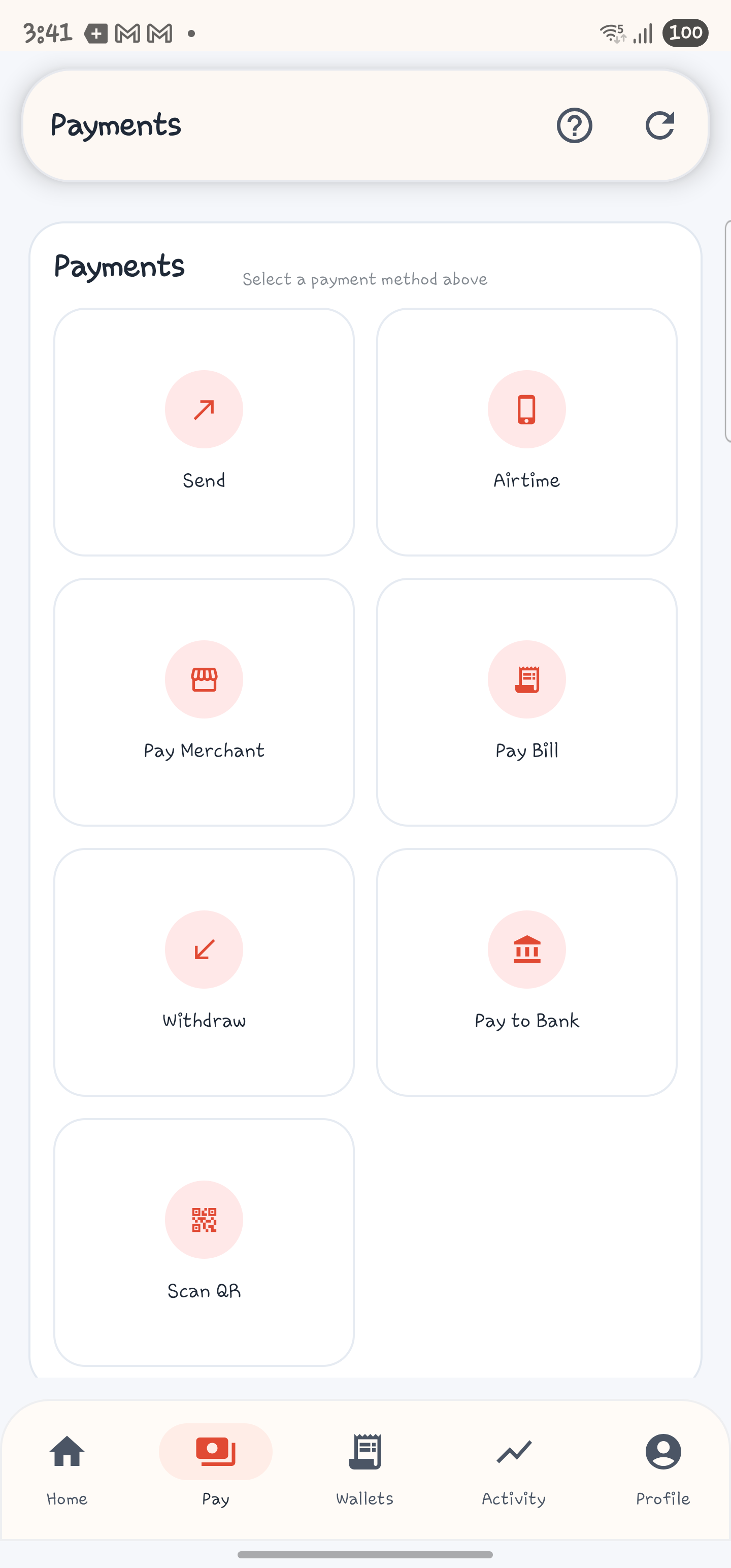 Customer mobile pay
